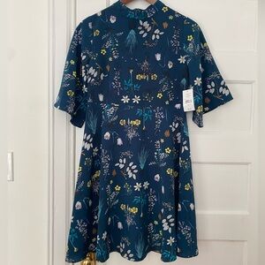 Floral botanical print summer dress new with tags!